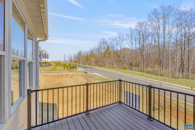 a view of balcony with staircase