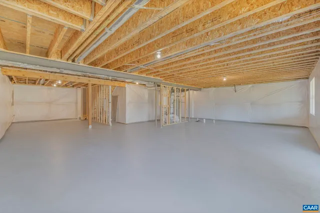 a view of a room with an empty space