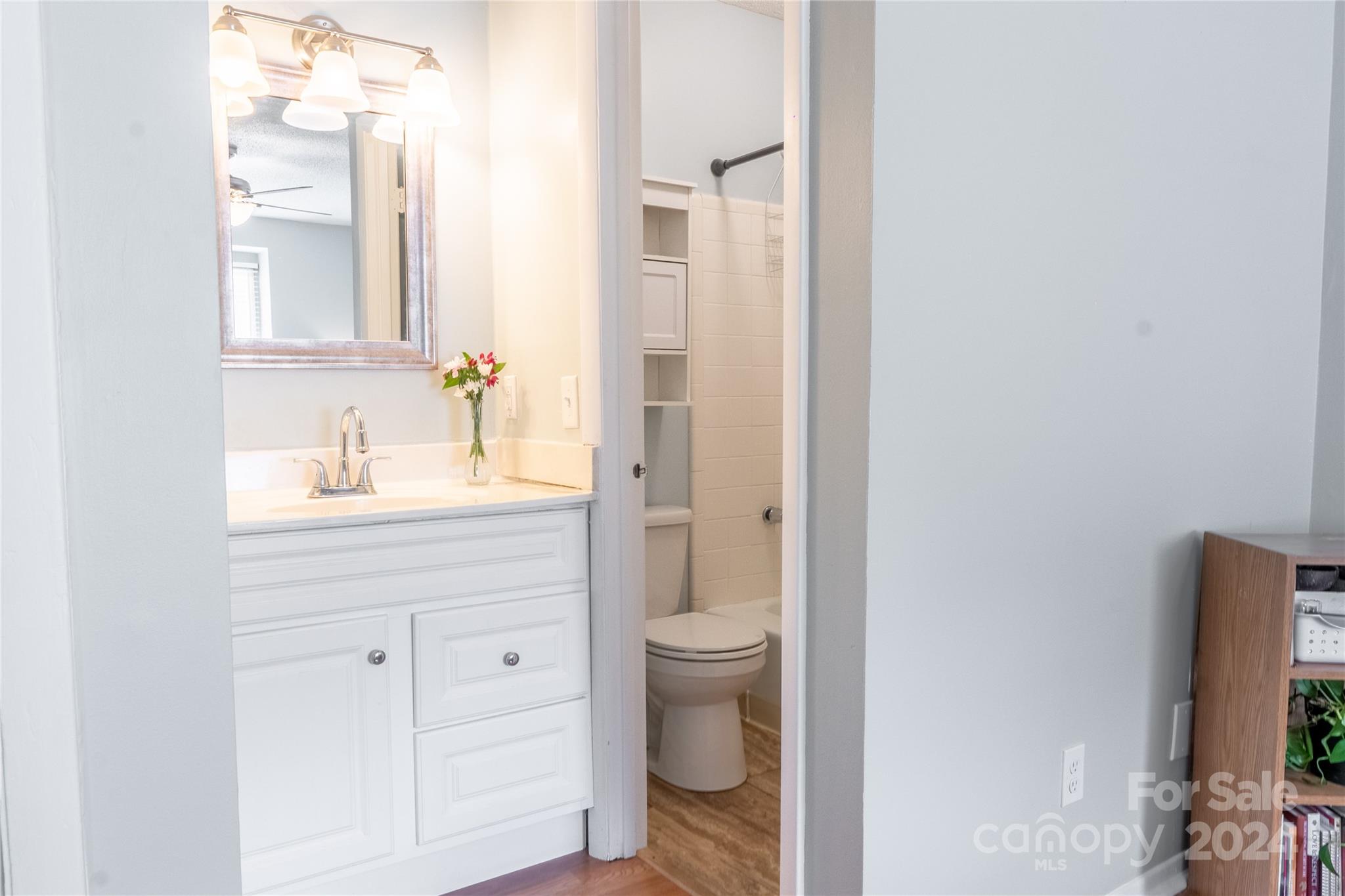 6714 Thermal Road Charlotte, NC 28211 - Photo 21 of 25 a bathroom with a granite countertop sink toilet and shower