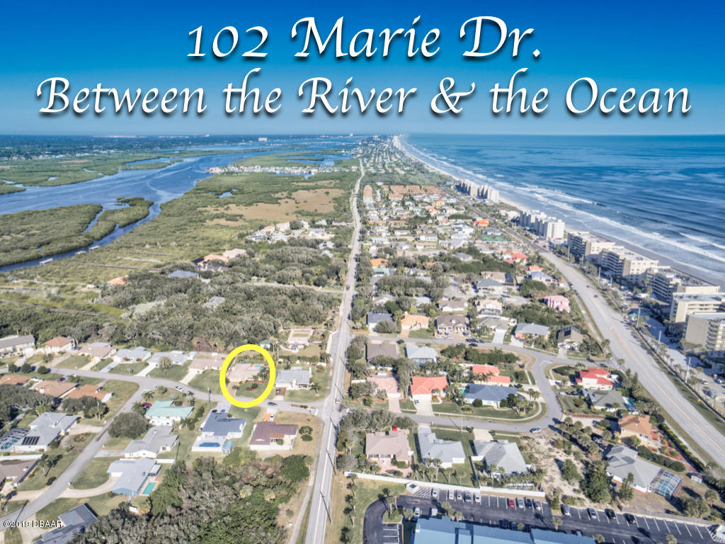 102 Marie Drive Ponce Inlet, FL 32127 - Photo 32 of 32 a view of outdoor space with sign broad