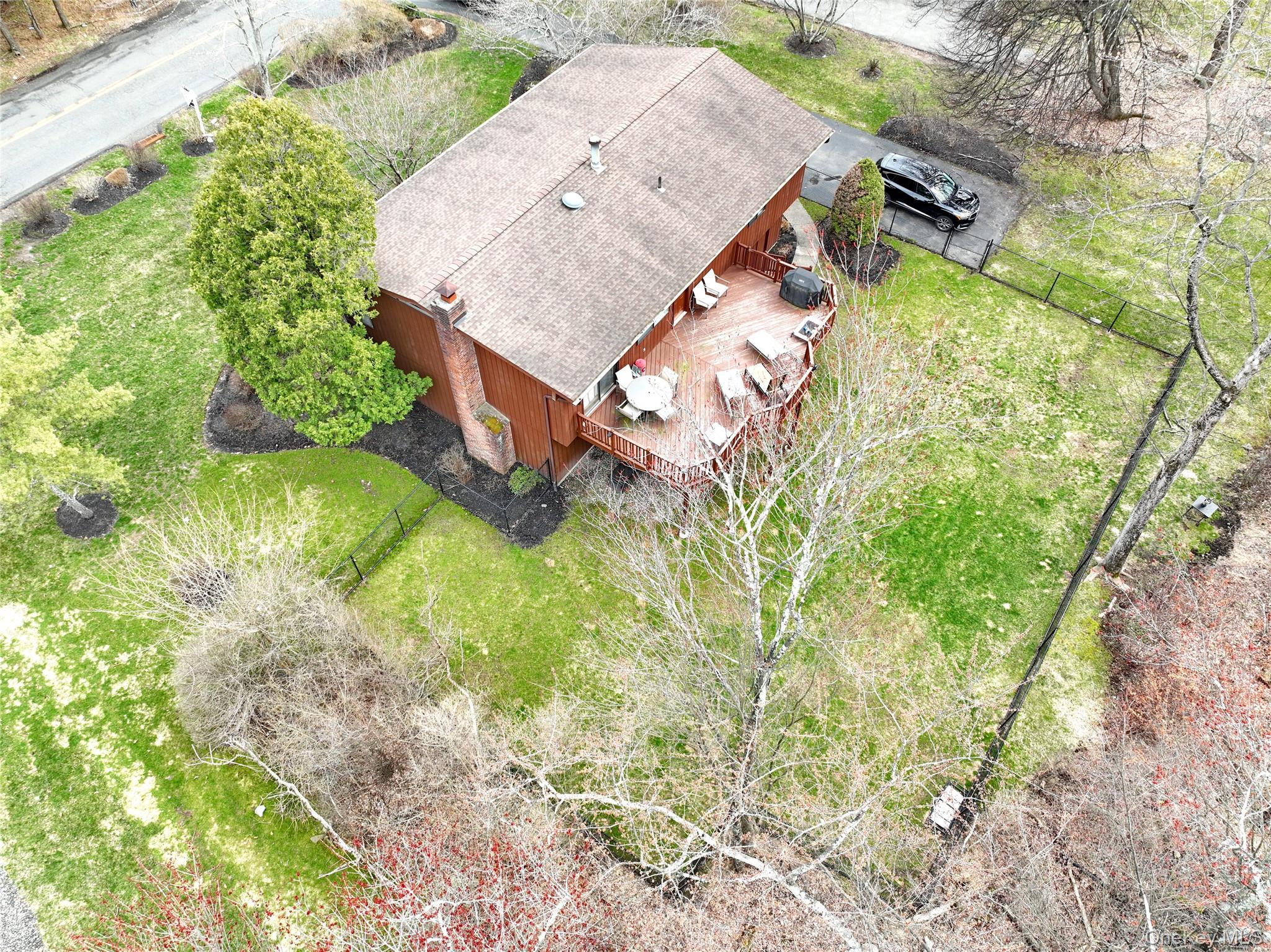 47 Camp Hill Road Pomona, NY 10970 - Photo 29 of 30 an aerial view of a house with swimming pool and large trees