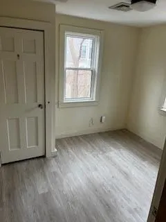 a utility room with a window