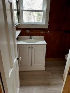 a bathroom with a toilet