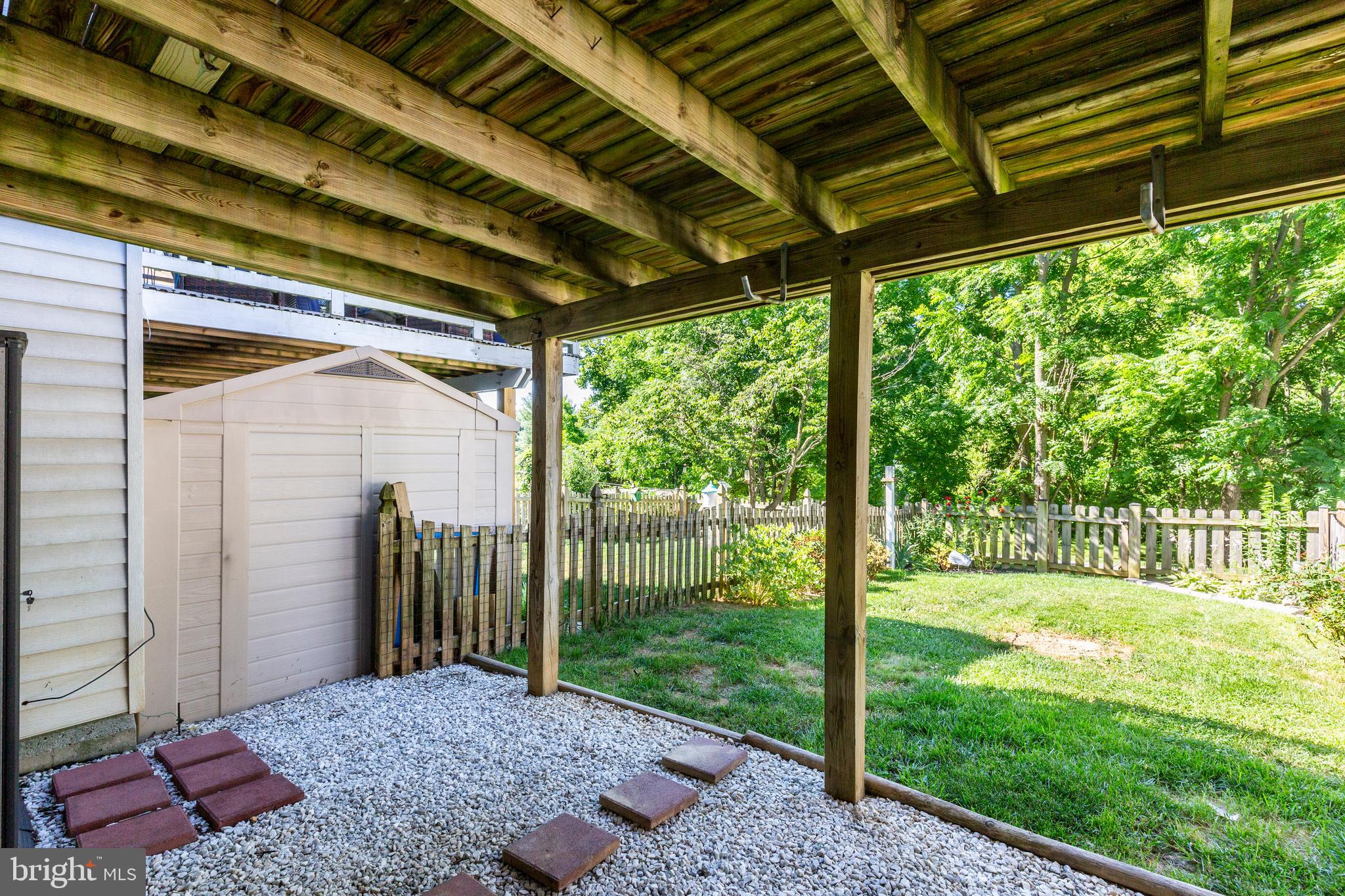 882 Gaming Square Hampstead, MD 21074 - Photo 37 of 46 Rear Stone patio area