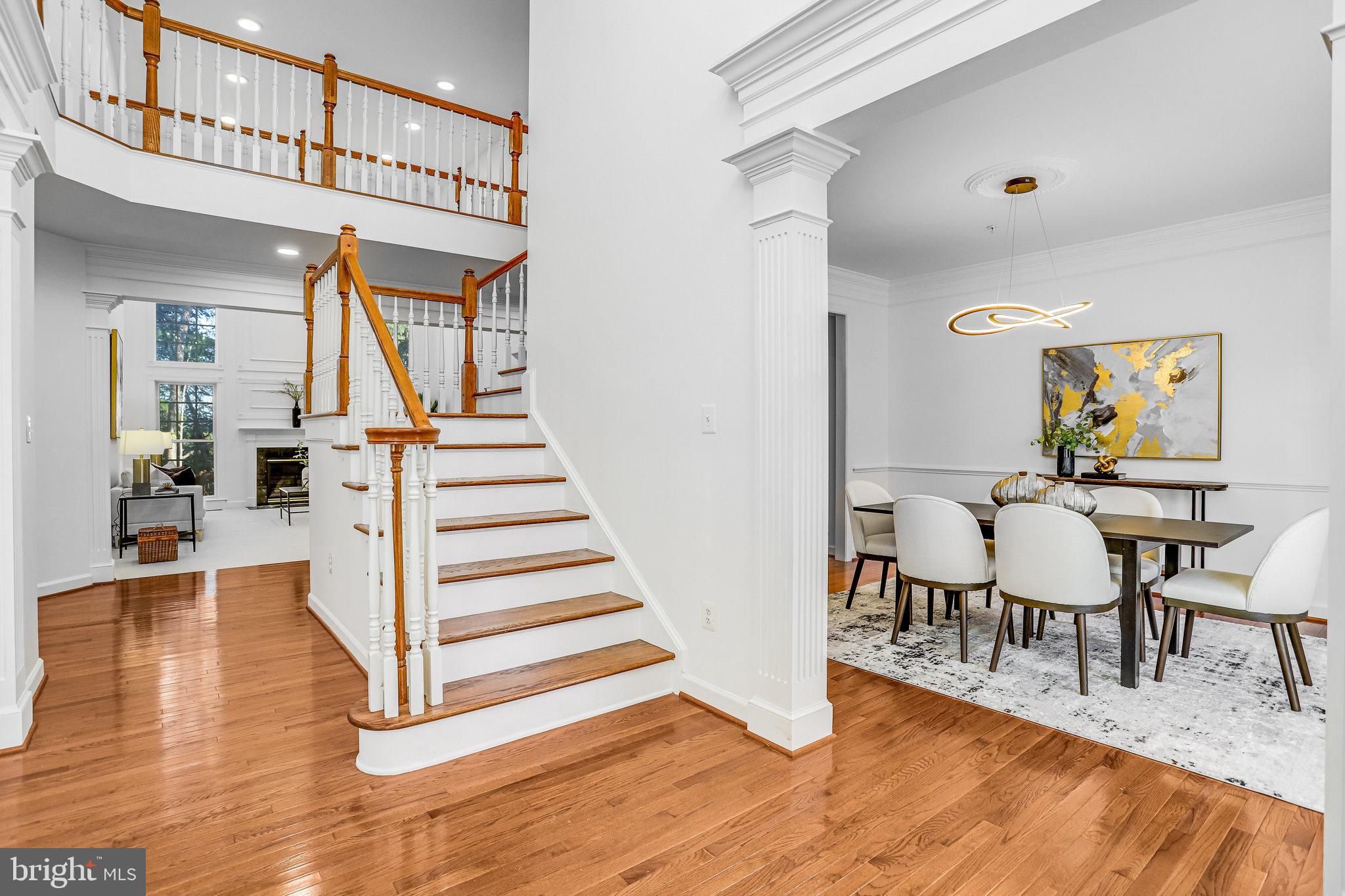 13107 English Turn Drive Silver Spring, MD 20904 - Photo 2 of 73 a view of entryway and hall with wooden floor