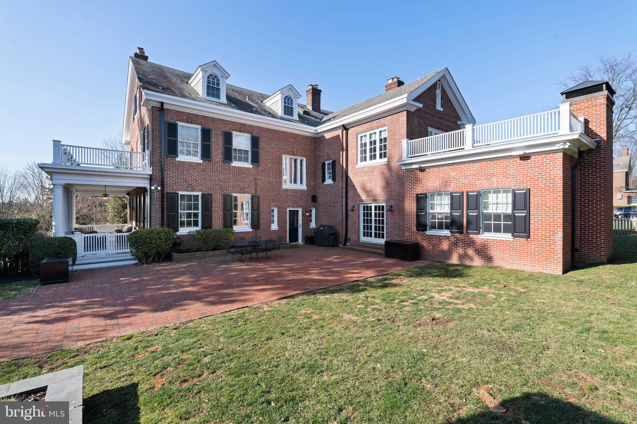 500 Somerset Road Baltimore, MD 21210 - Photo 65 of 80 Rear of house with brick patio