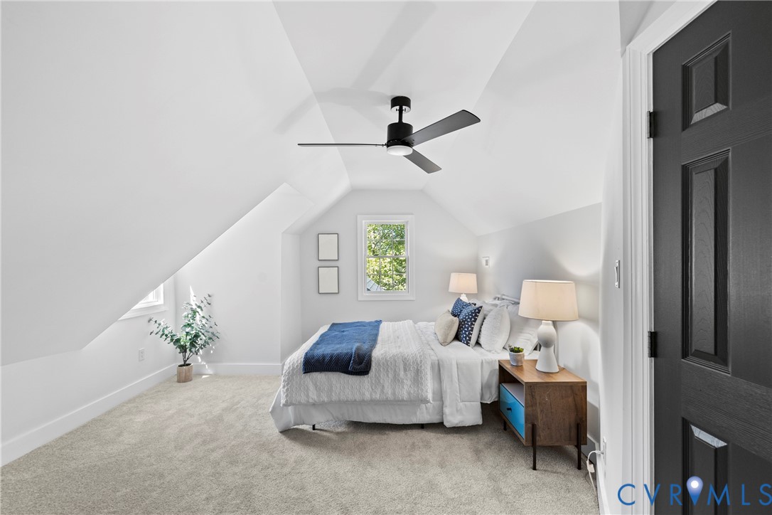 821 Fort Lee Road Petersburg, VA 23803 - Photo 26 of 45 Vaulted ceilings, recessed window, dark paneled do