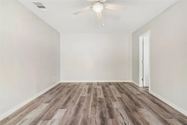 wooden floor in a room