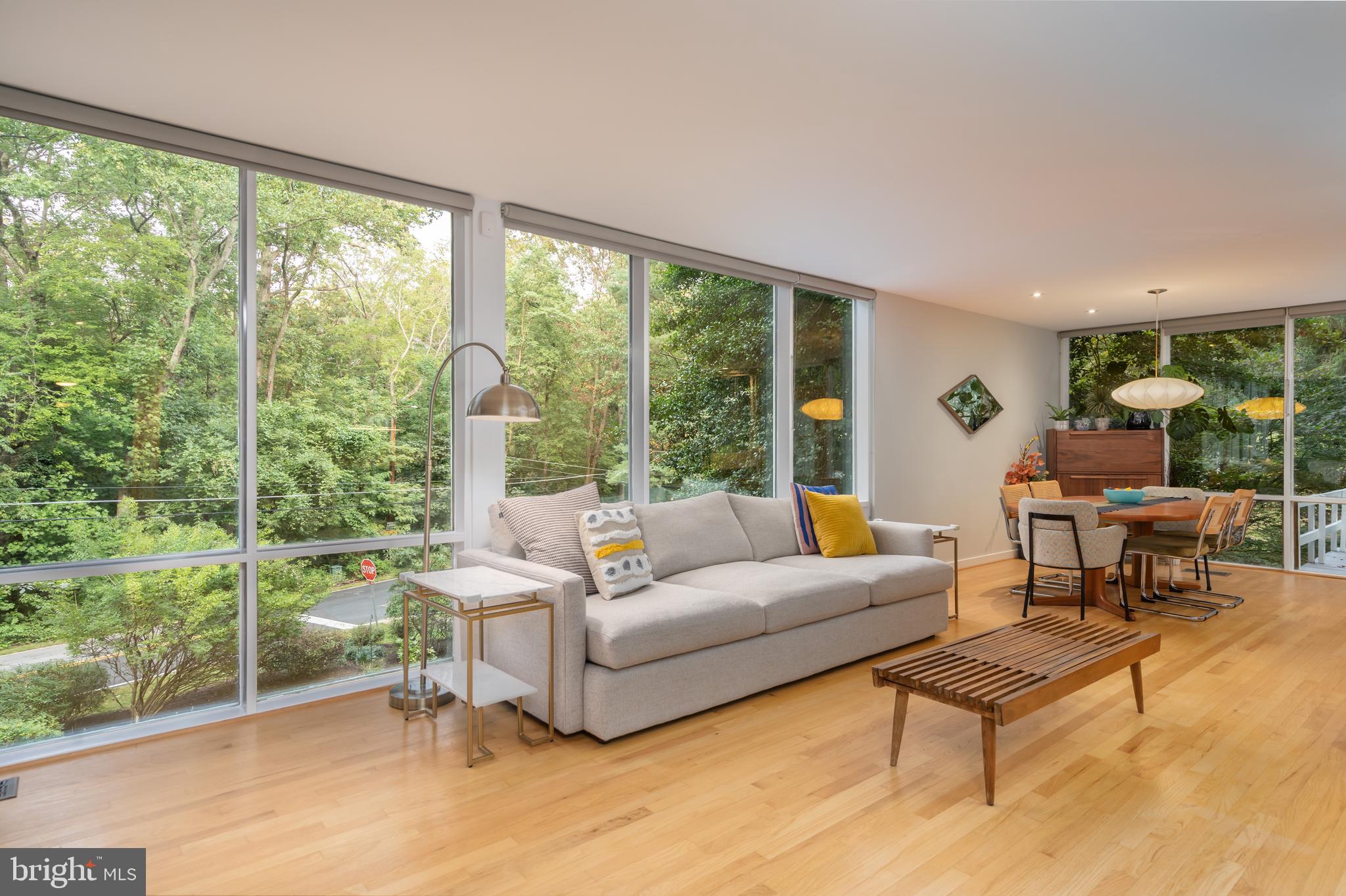 2201 Paul Spring Road Alexandria, VA 22307 - Photo 14 of 24 Floor to ceiling windows with Tree-lined view!