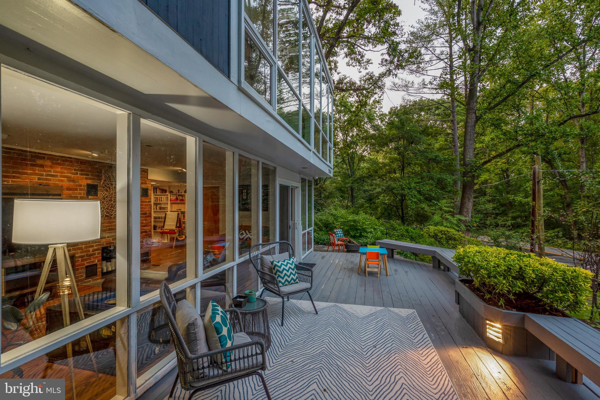 2201 Paul Spring Road Alexandria, VA 22307 - Photo 7 of 24 Large front deck off first floor.