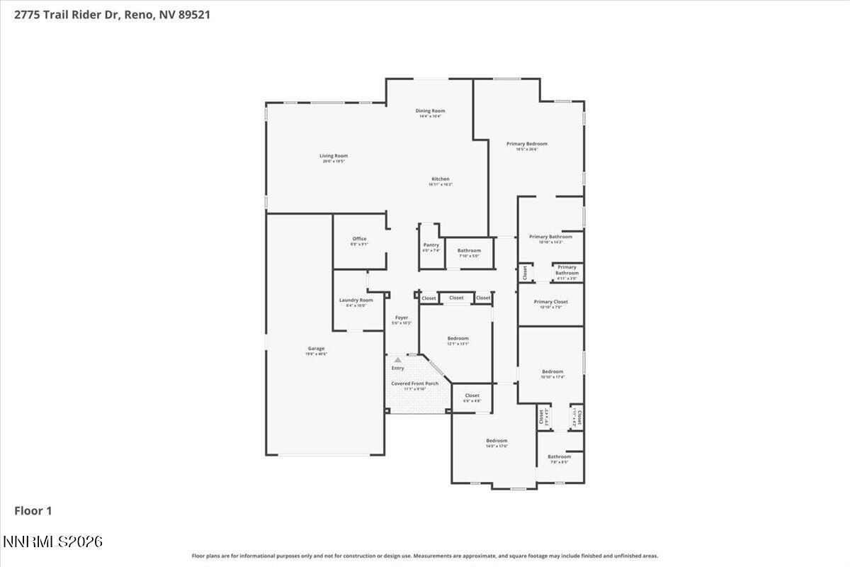 2775 Trail Rider Drive Reno, NV 89521 - Photo 54 of 54 55-Floor-1 11