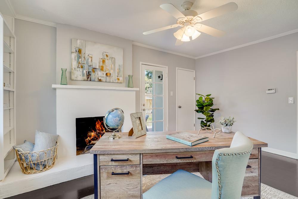 McDaniel Avenue San Jose, CA 95126 - Photo 12 of 54 a living room with furniture and a fireplace