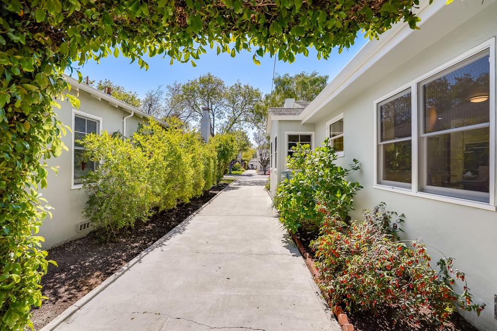 McDaniel Avenue San Jose, CA 95126 - Photo 40 of 54 a front view of a house with a yard and potted plants