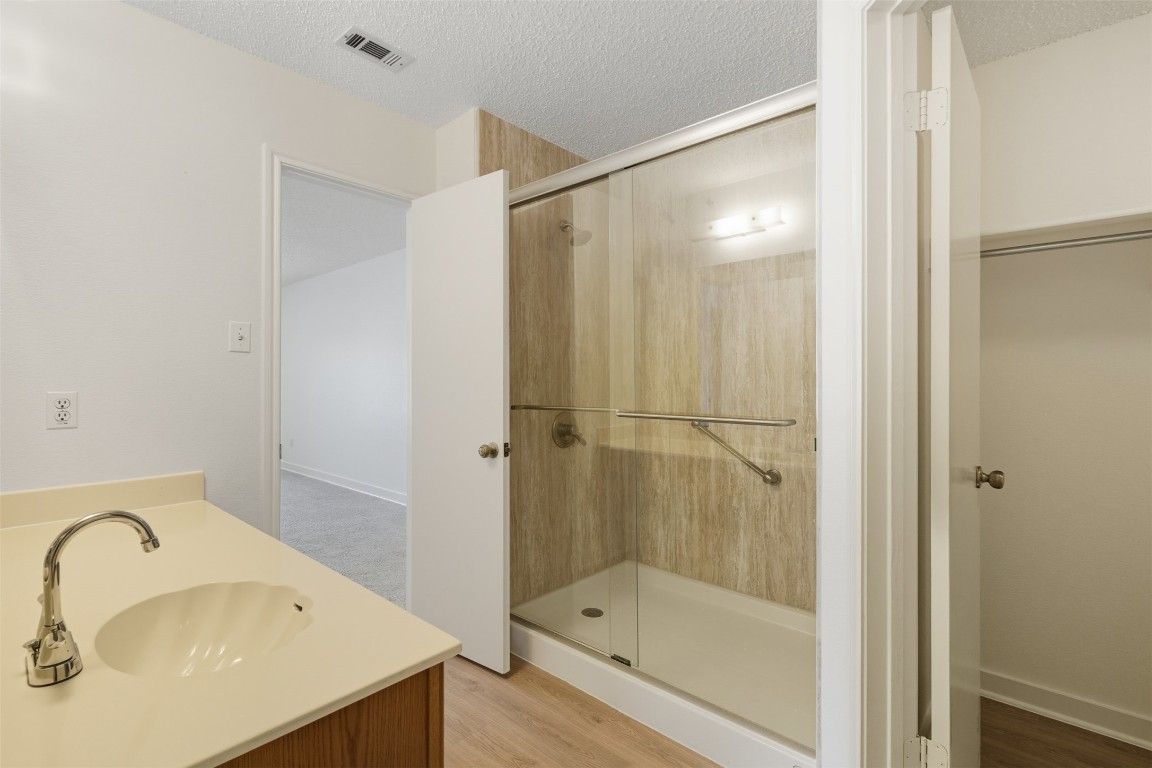 1312 Rosie Lane Cedar Park, TX 78613 - Photo 30 of 38 a bathroom with a sink and a shower