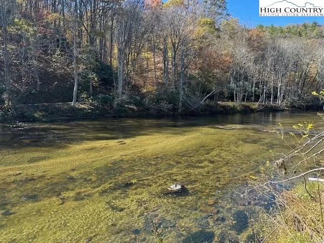 a view of a swimming pool with trees