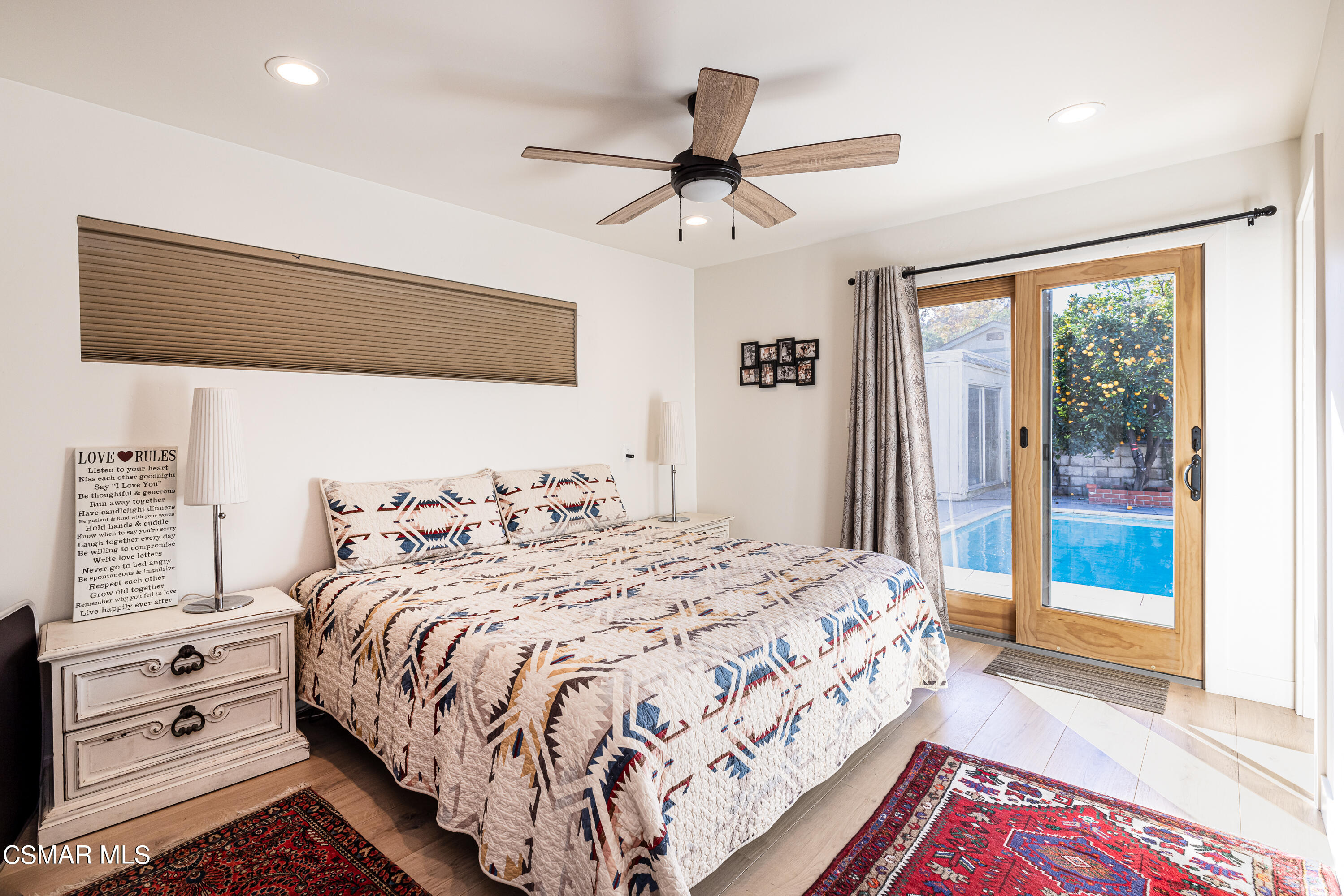 1405 Meadowbrook Road Ojai, CA 93023 - Photo 14 of 25 a bedroom with a large bed and a window