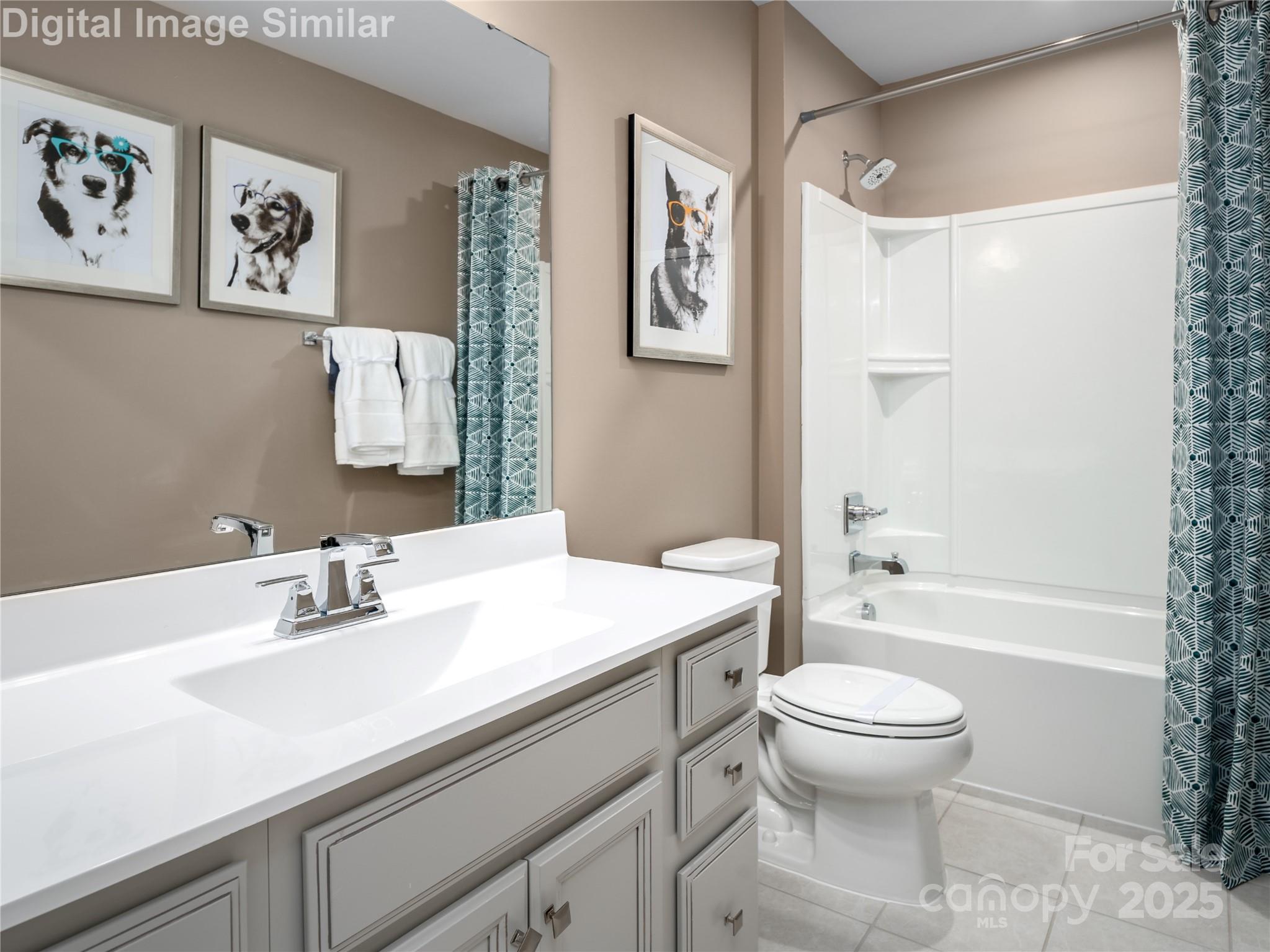 7538 West Berkeley Road Denver, NC 28037 - Photo 16 of 33 a bathroom with a sink a toilet and a bathtub