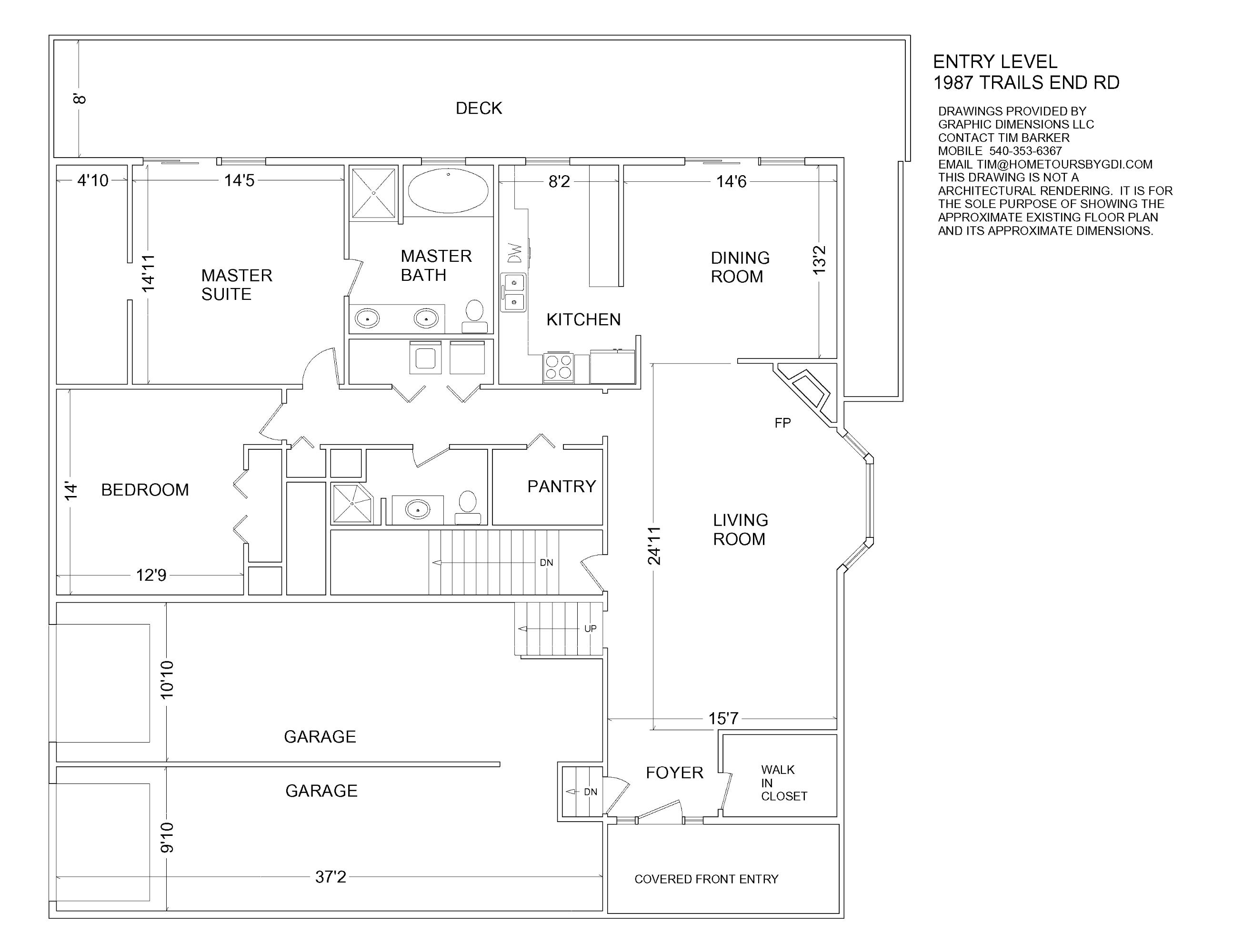 1987 Trails End Road Goodview, VA 24095 - Photo 101 of 103 1978 TRAILS END RD FLOOR PLANS_1