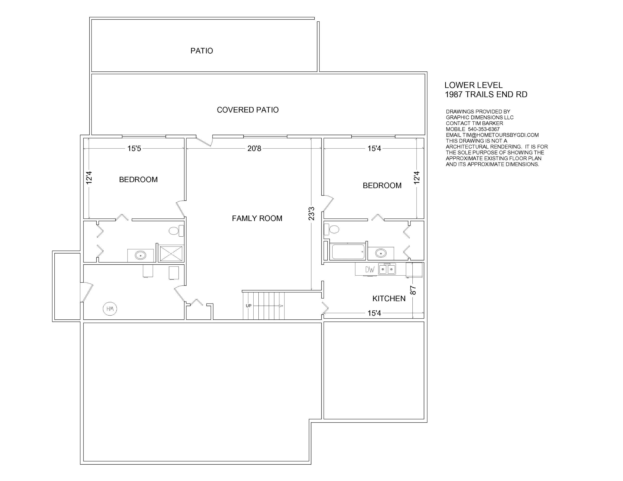 1987 Trails End Road Goodview, VA 24095 - Photo 103 of 103 1978 TRAILS END RD FLOOR PLANS_3