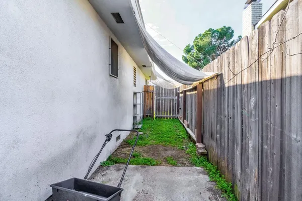 a view of storage and utility room