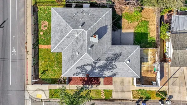 an aerial view of a