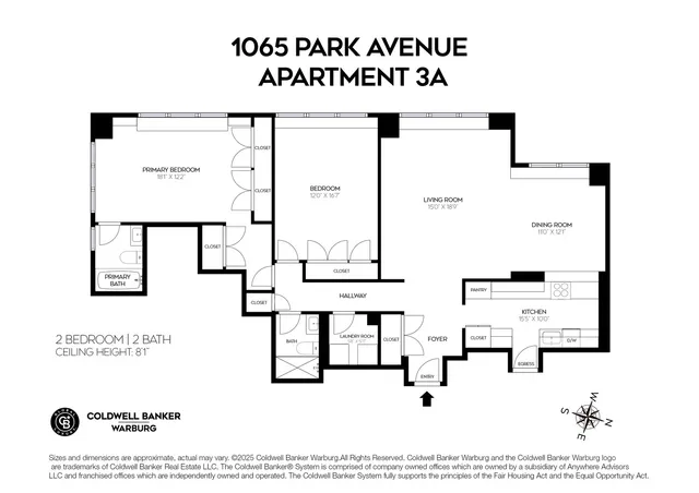 $2,375,000 | 1065 Park Avenue, Unit 3A | Upper East Side