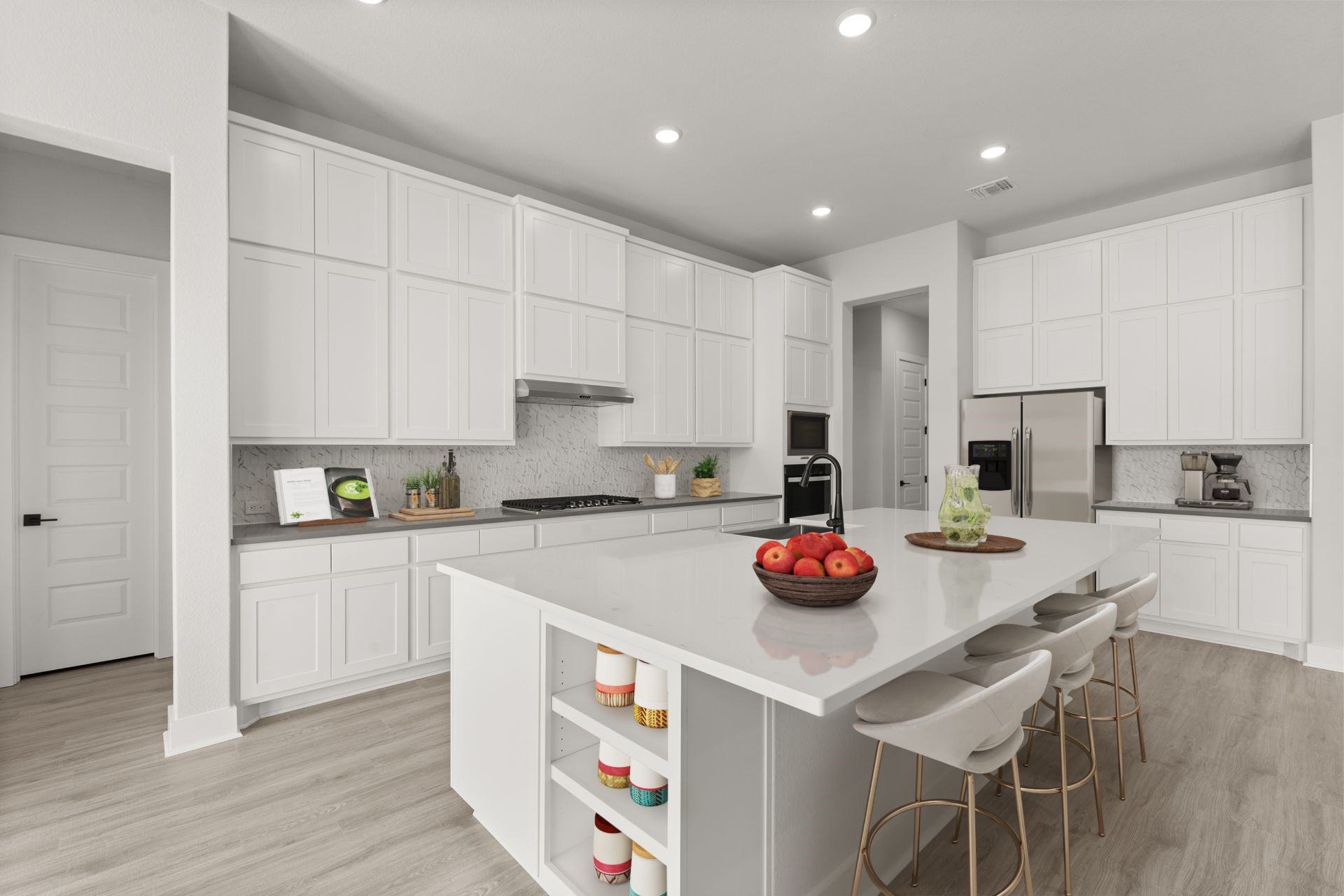 5126 Destination Way Jonestown, TX 78645 - Photo 3 of 35 Beautifully appointed Kitchen - Virtually Staged