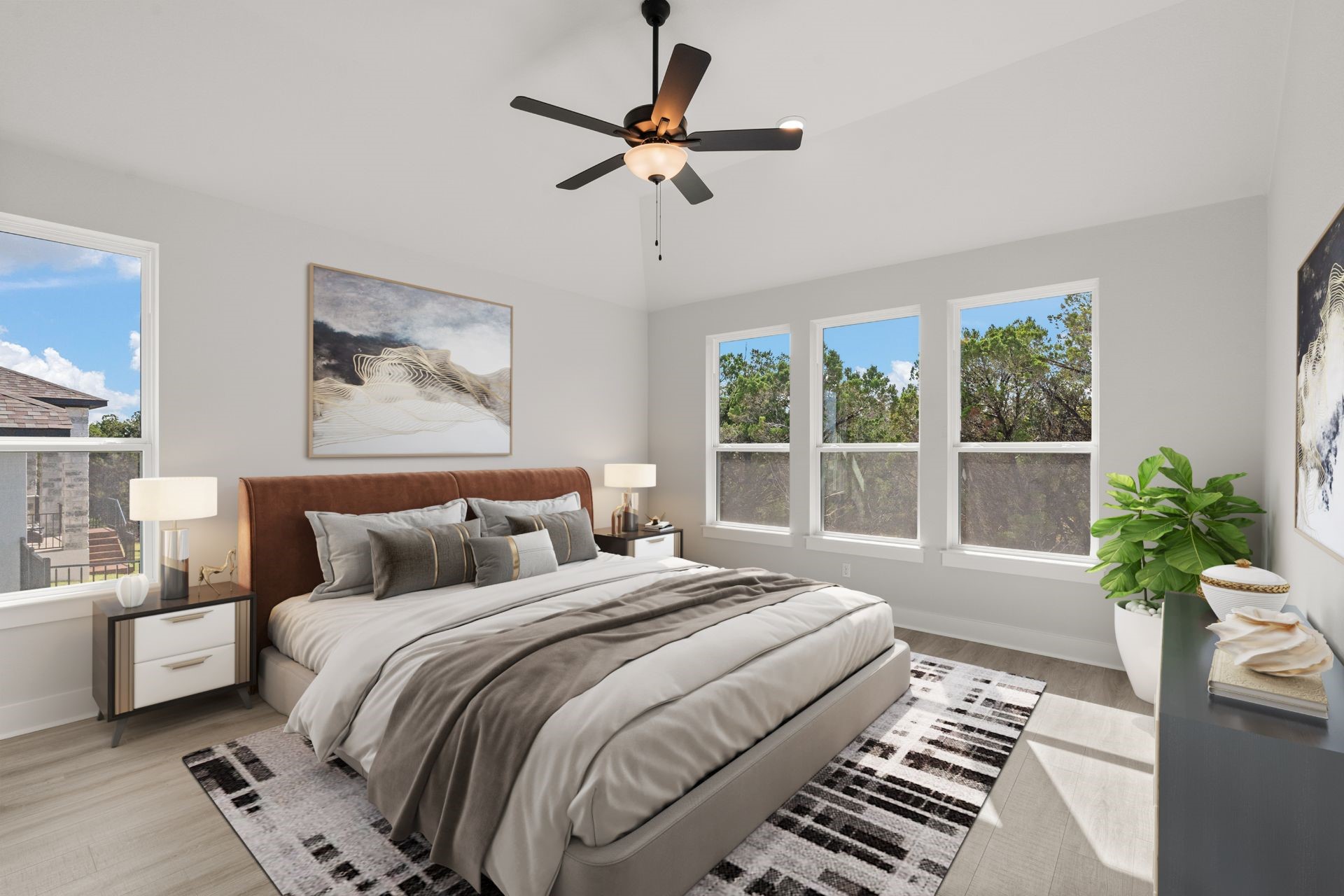 5126 Destination Way Jonestown, TX 78645 - Photo 5 of 35 Primary Bedroom - Virtually Staged