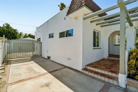 a house with a outdoor space