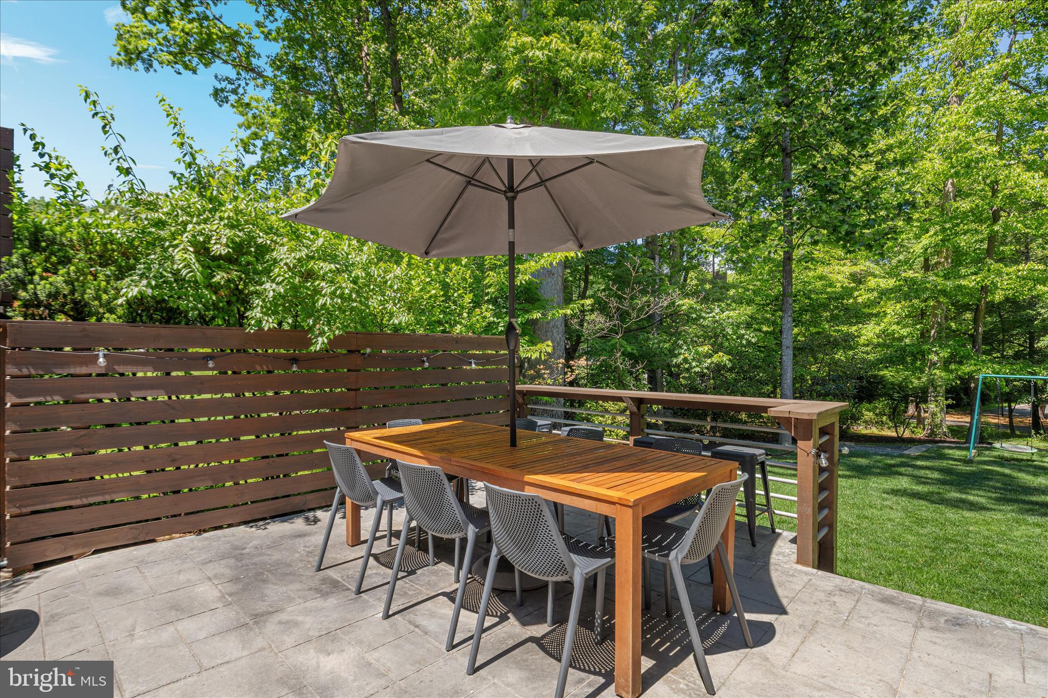 12108 Quorn Lane Reston, VA 20191 - Photo 37 of 91 Patio overlooking mature trees