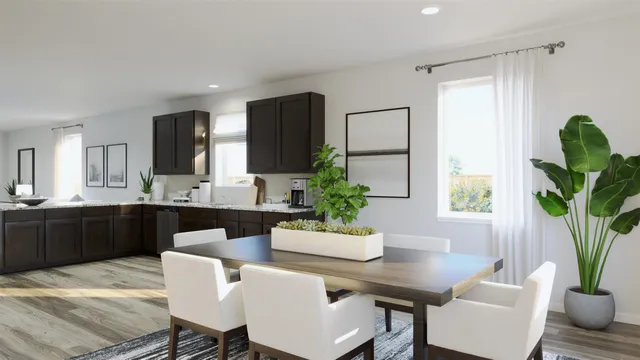 a view of a workspace with furniture