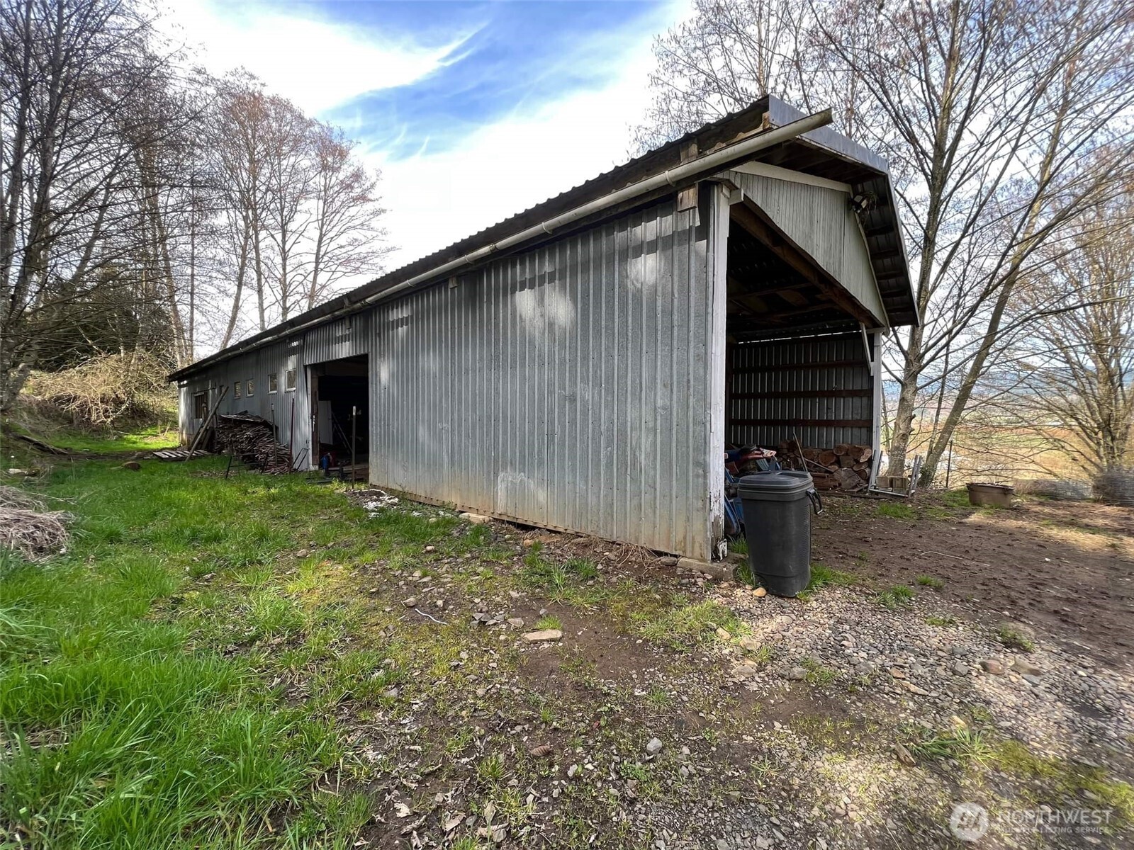 278 Wilson Road Mossyrock, WA 98564 - Photo 11 of 33 a backyard of a house with lots of green space