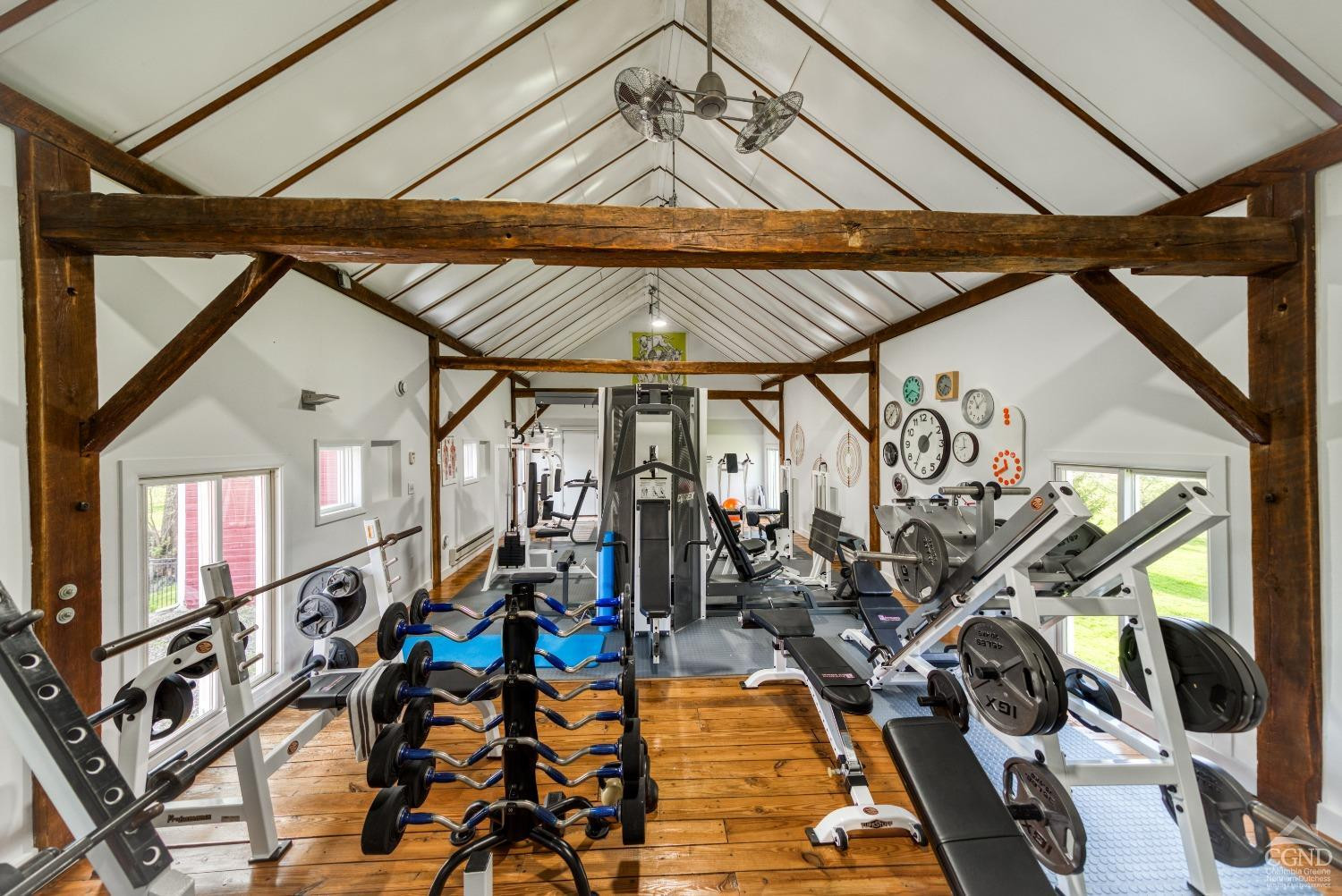 261 Kipp Road Hudson, NY 12534 - Photo 29 of 36 a view of a room with gym equipment