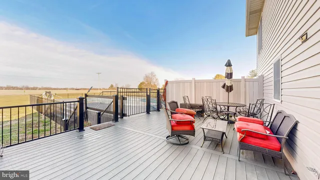 a view of a wooden door