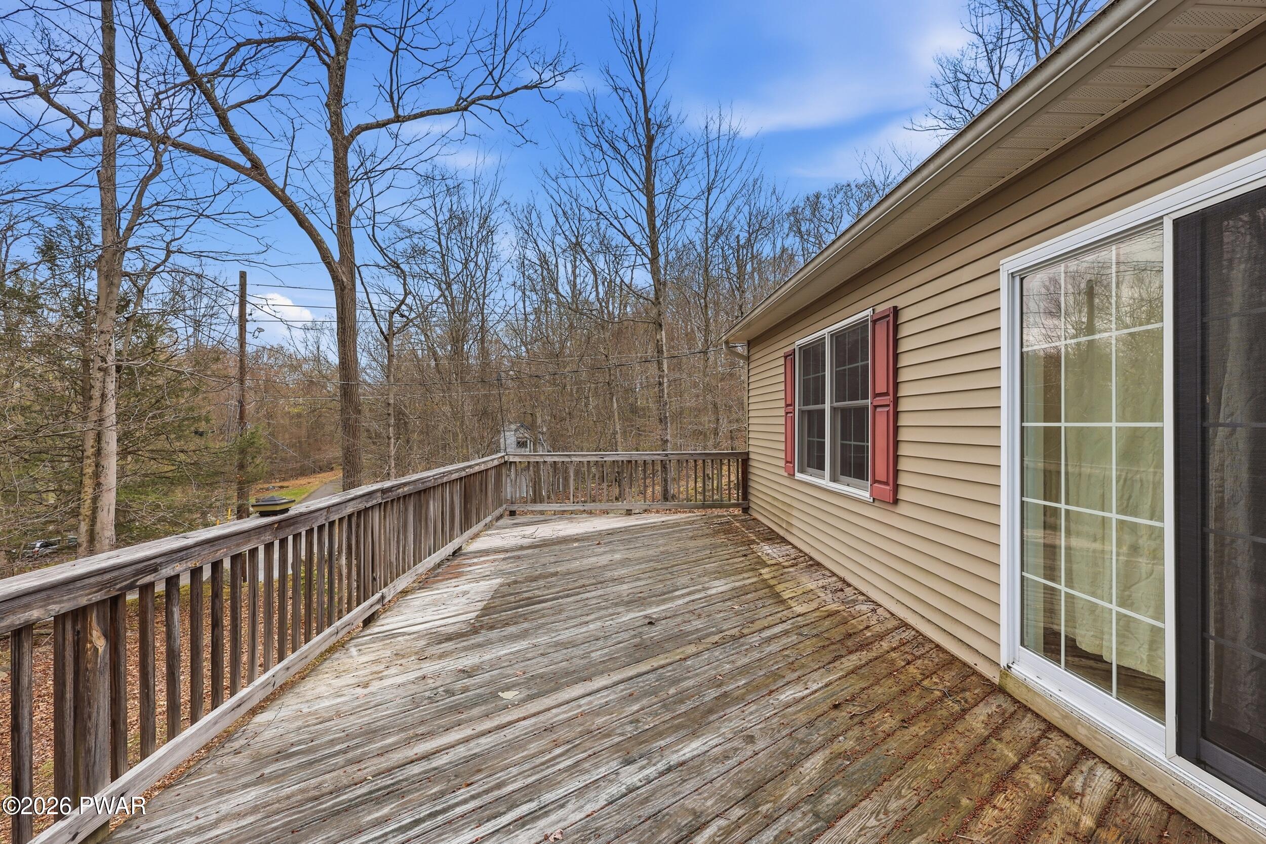 4 Pine Creek Road Hawley, PA 18428 - Photo 36 of 50 Large private deck