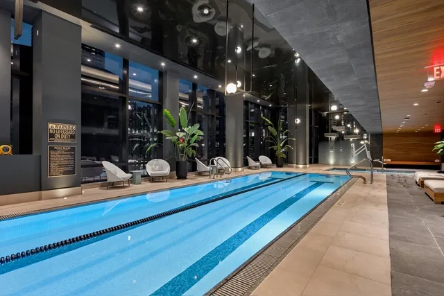 a view of a chairs and tables in patio
