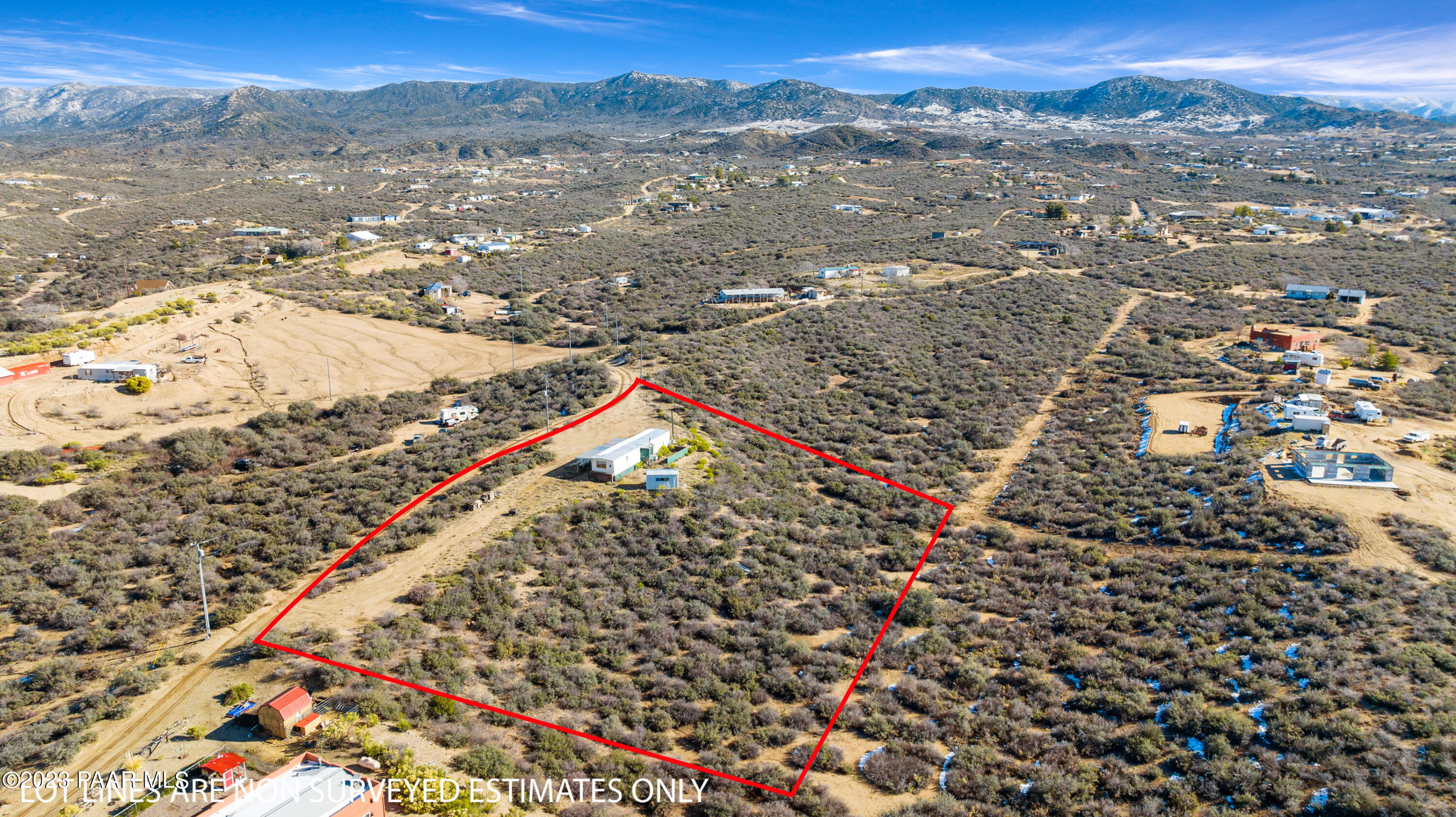 8395 West Red Rock Road Kirkland, AZ 86332 - Photo 25 of 30 025_Aerial