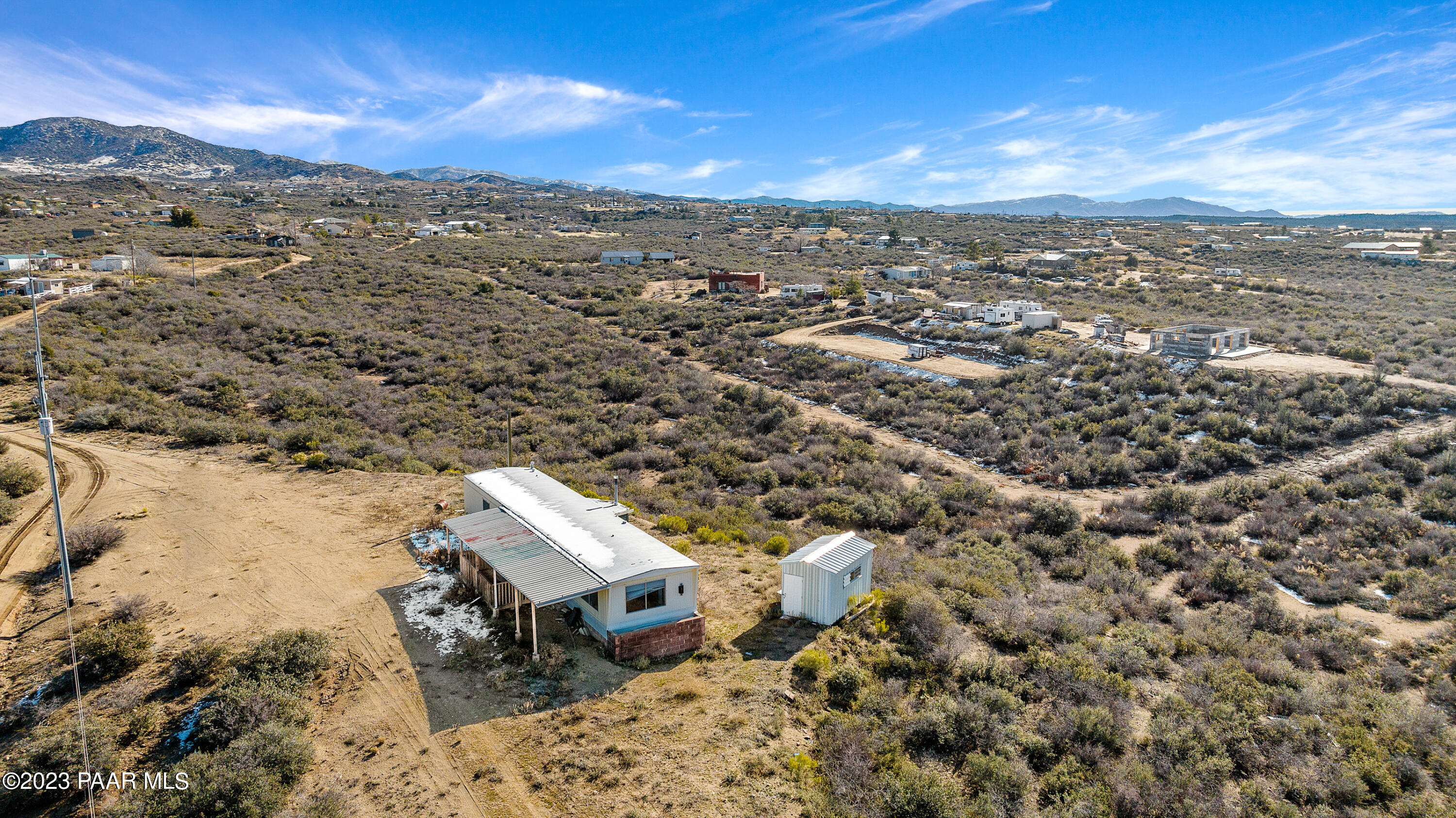 8395 West Red Rock Road Kirkland, AZ 86332 - Photo 26 of 30 026_Aerial