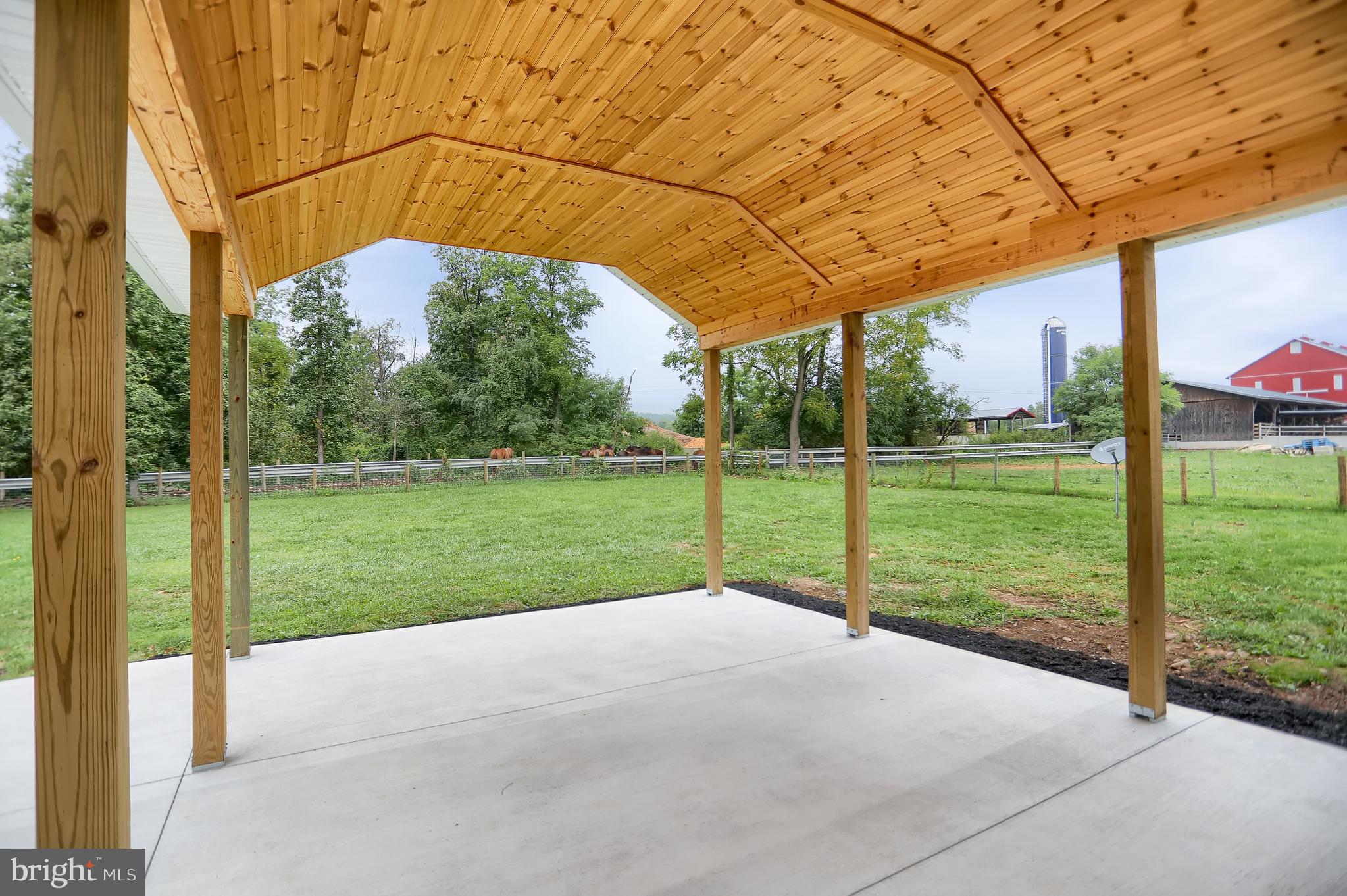 415 Enola Road Newburg, PA 17240 - Photo 6 of 39 covered patio with tongue & groove ceiling with fa