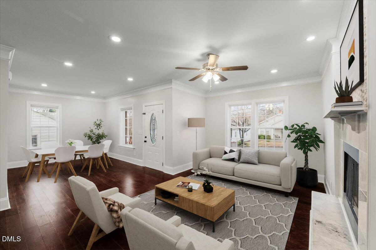 2402 Green Street Durham, NC 27705 - Photo 4 of 25 Dining and Living 2