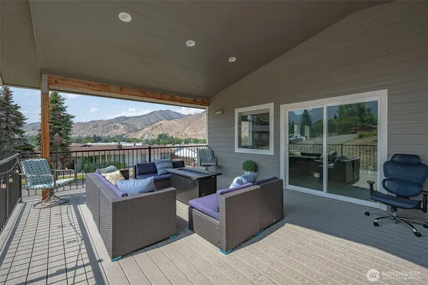 a bedroom with a bed and hallway