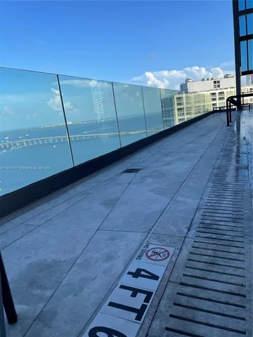 a city view from the balcony