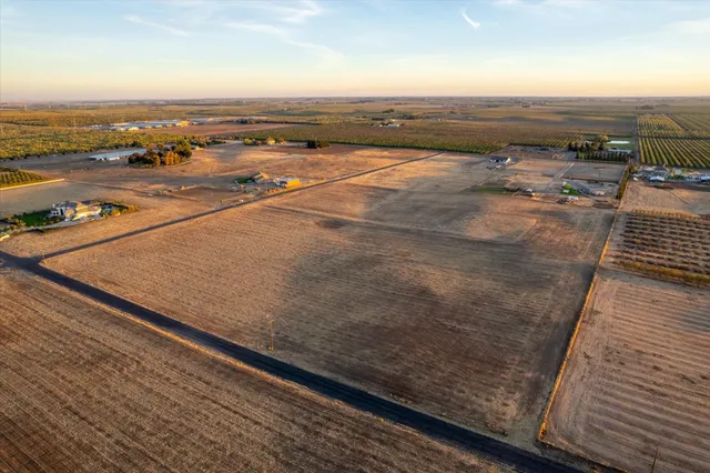 an aerial view of beach and ocean