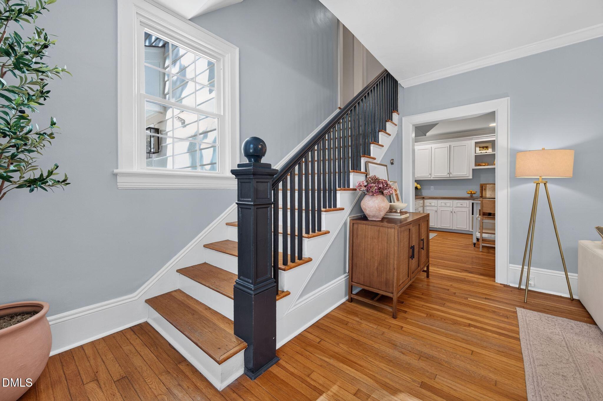 2145 Wake Drive Raleigh, NC 27608 - Photo 32 of 66 Stairway to Second Floor