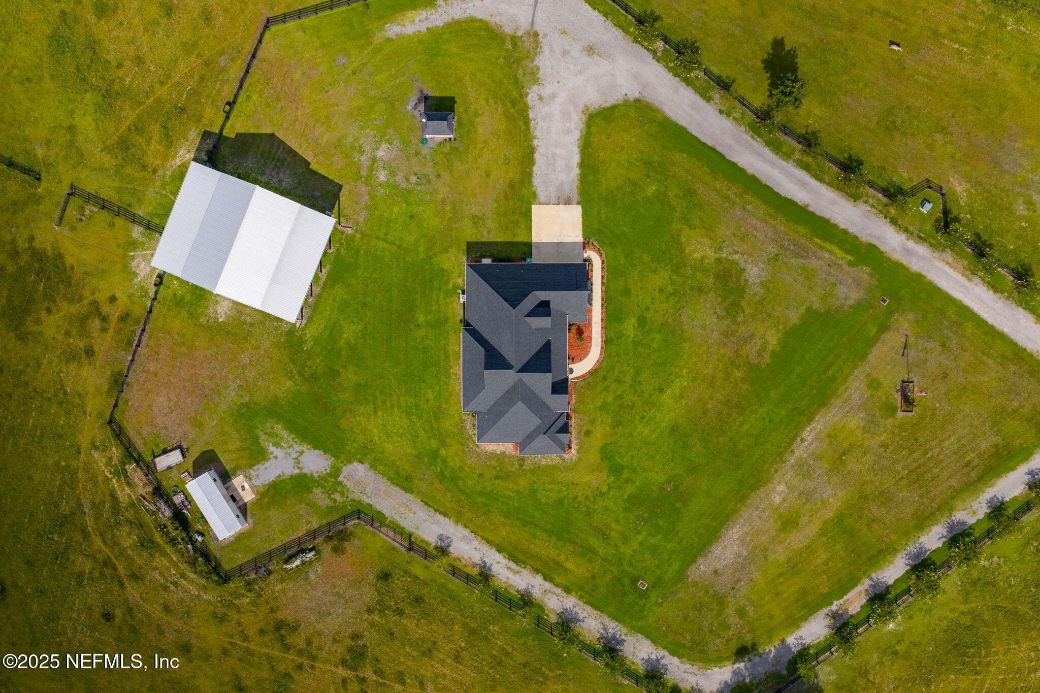 54515 Wildlife Way Callahan, FL 32011 - Photo 61 of 90 an aerial view of a house with a swimming pool