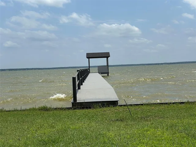 a view of a terrace with a garden