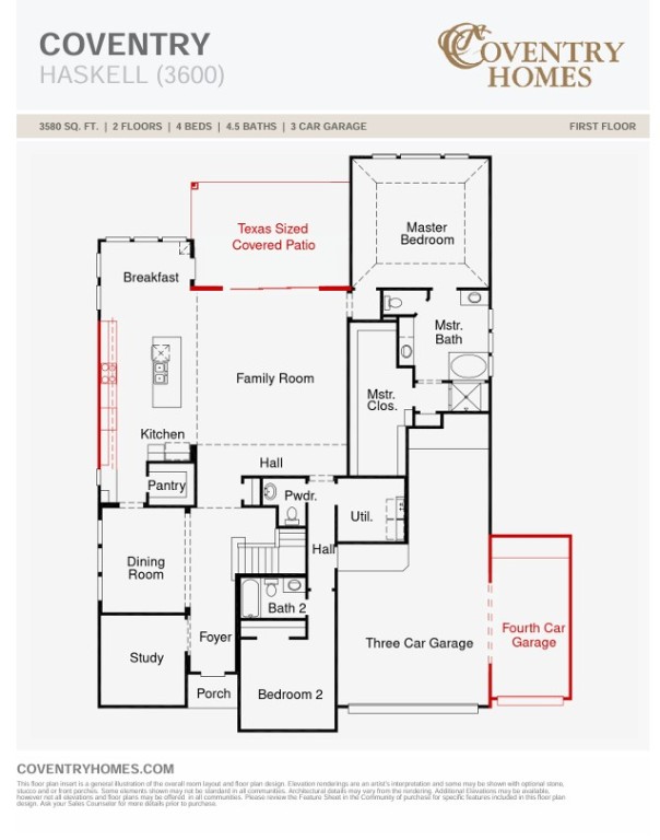 232 Camille Street Leander, TX 78641 - Photo 25 of 26 1st Floorplan - Representative Photo