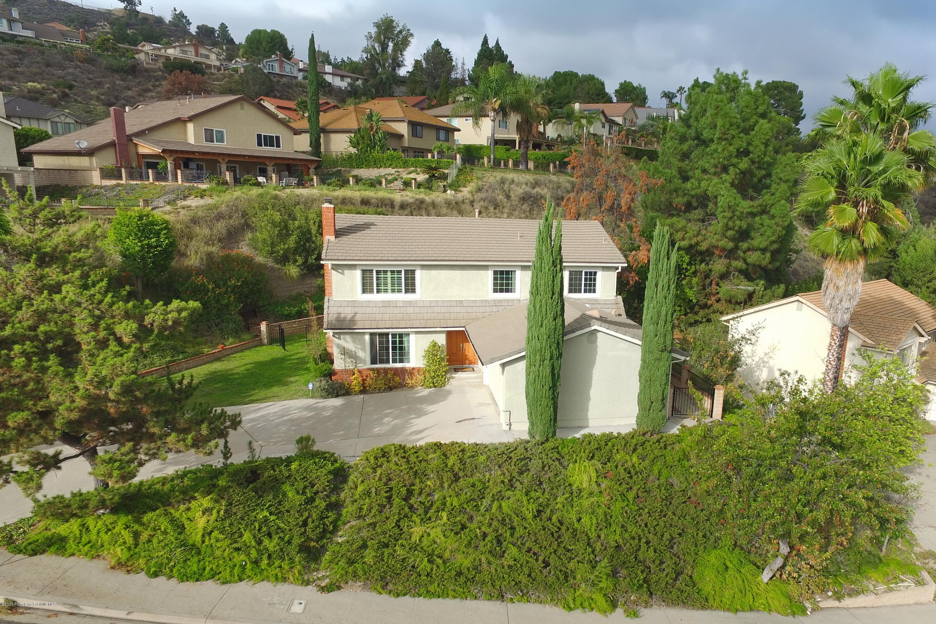 3107 Chadney Drive Glendale, CA 91206 - Photo 26 of 26 an aerial view of a house