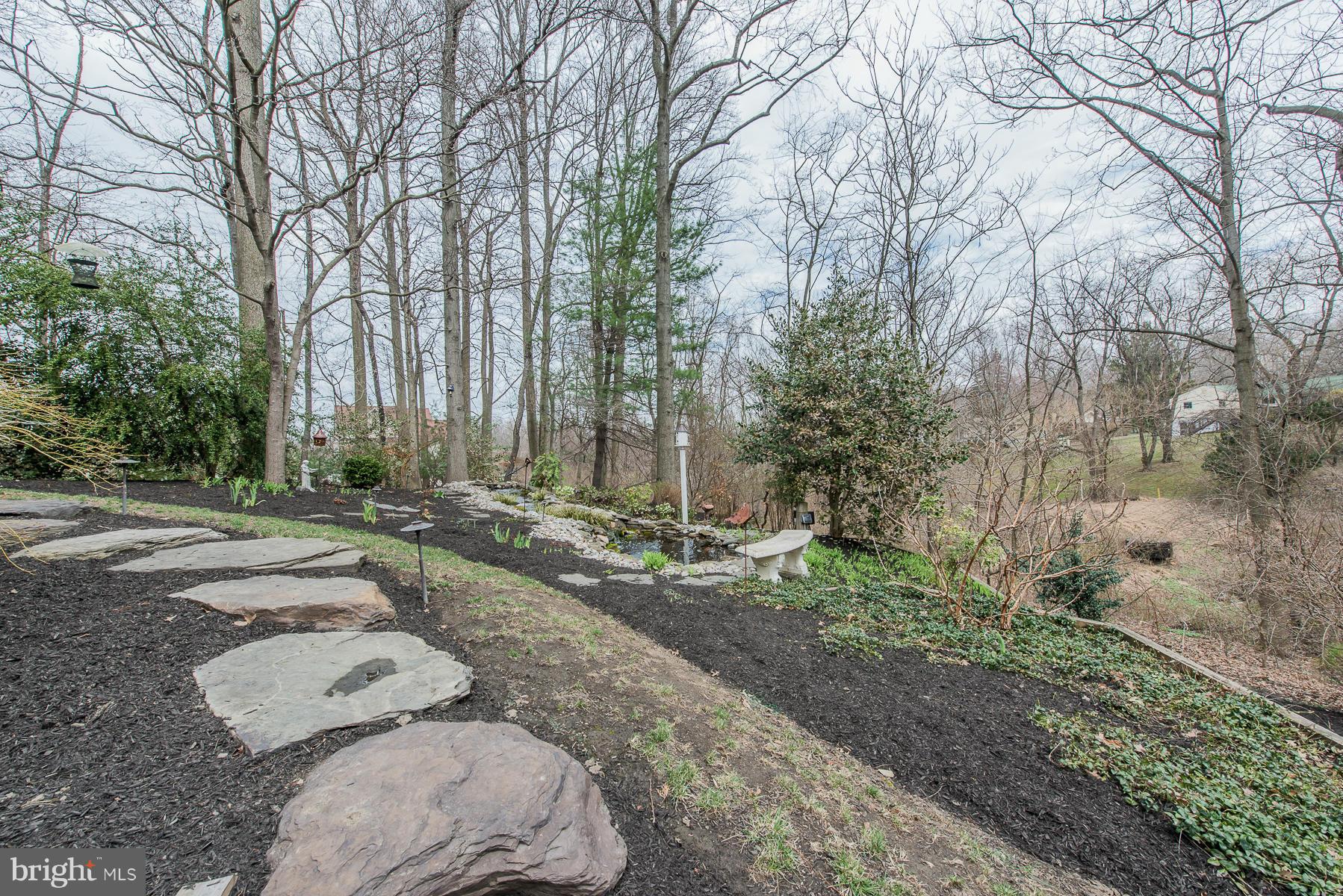 3677 Meadowvale Road Ellicott City, MD 21042 - Photo 28 of 30 a backyard of a house with outdoor seating