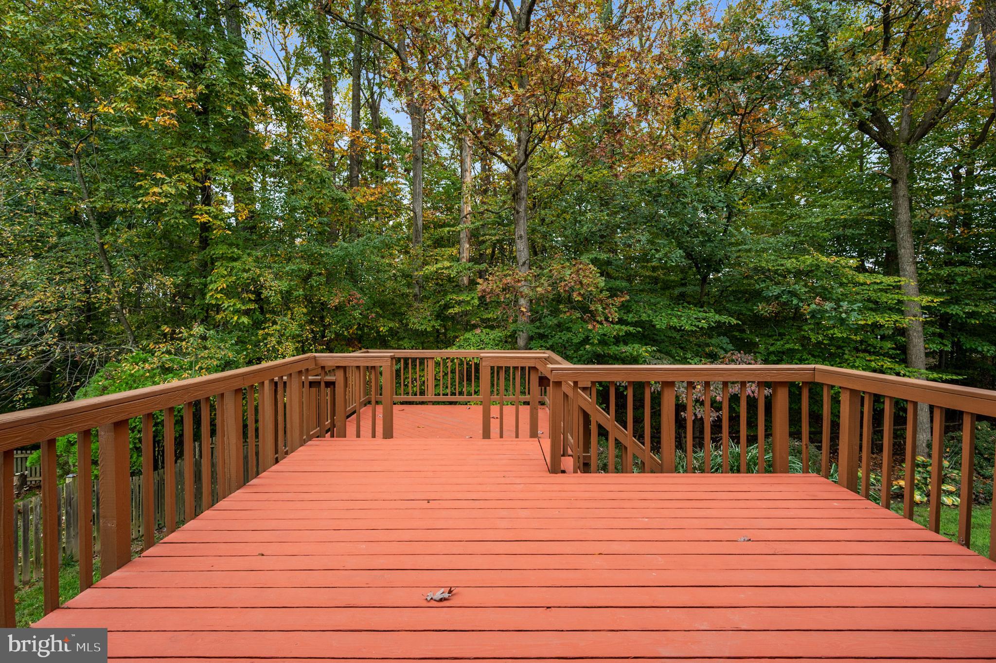 7609 Bertito Lane Springfield, VA 22153 - Photo 51 of 63 Backyard deck view to trees.